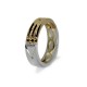 Atlantis Ring in Gold and Silver with Gold Lemniscate