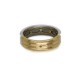 Atlantis Ring in Gold and Silver with Gold Lemniscate