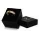 Atlantis Ring in Gold and Silver with Gold Lemniscate