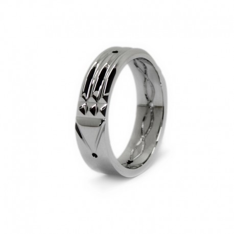 Atlantis Ring in white gold