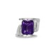 Amethyst Solitaire