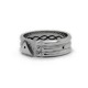 Prana Ring en Plata (amplada especial: 8mm)