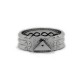 Prana Ring en Plata (amplada especial: 8mm)