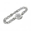 Silver Metatron Bracelet with Hungarian Silver Chain