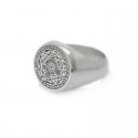 Silver 7 Archangels Seal Ring