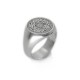 Silver 7 Archangels Seal Ring