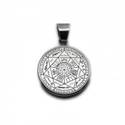 Silver 7 Archangels Seal Necklace