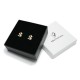 Intertwined Initial Earrings with Gold Bath