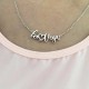 Custom Necklace with Two Names :: Leo & Vega