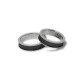 Black Silver Wedding Rings