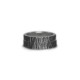 Black Silver Hammered Wedding Rings