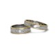 Classic Bicolor Gold Wedding Rings