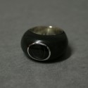 Ebony and Black Coral Ring