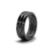 Atlantis Ring in Black Silver