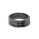 Atlantis Ring in Black Silver