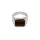 Tiger Eye Signet Ring