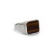 Tiger Eye Signet Ring