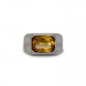 Citrine Signet Ring