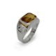 Citrine Signet Ring