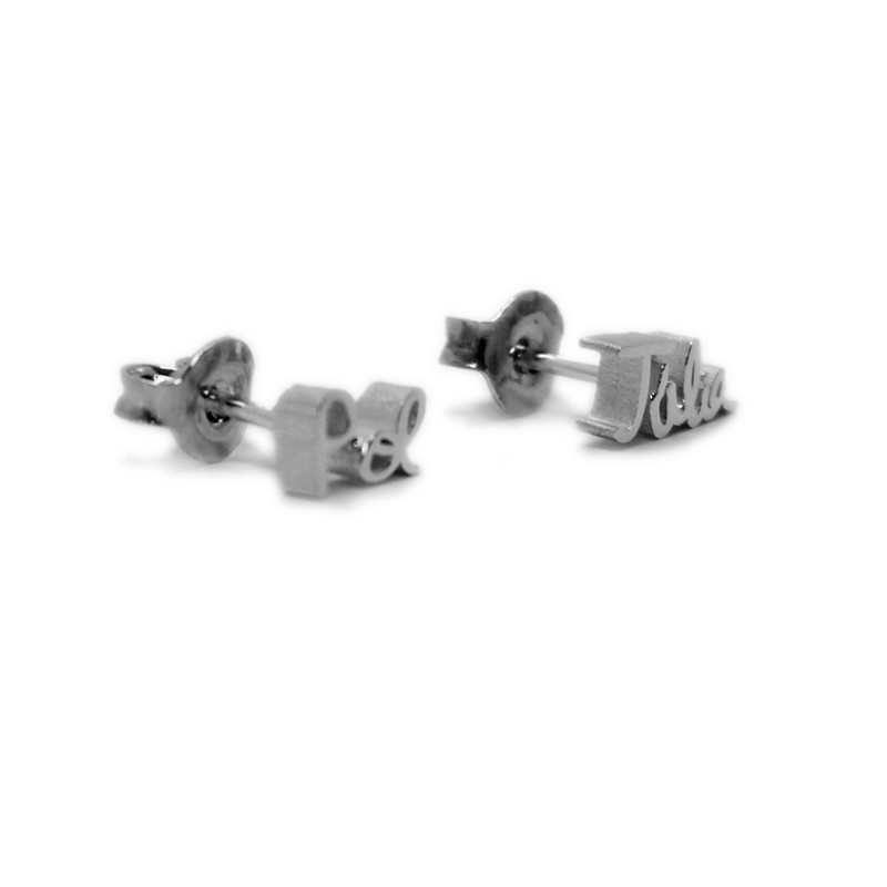 custom name earrings stainless steel wolf| Alibaba.com