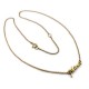 Name Necklace :: Mina with gold bath