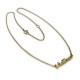 Name Necklace :: Victoria with gold bath