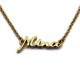 Custom Name Necklace with Gold Bath