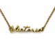 Custom Name Necklace with Gold Bath