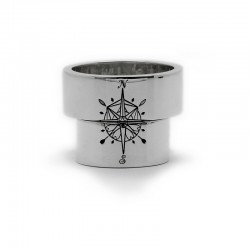 Rose of the Winds Wedding Rings