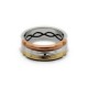 Atlantis Ring in Gold, Silver and Rose Gold (special width: 8mm)