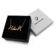 Name Necklace :: Helena with gold bath