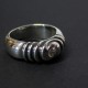 Anillo Espiral en plata de ley