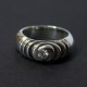 Anillo Espiral en plata de ley