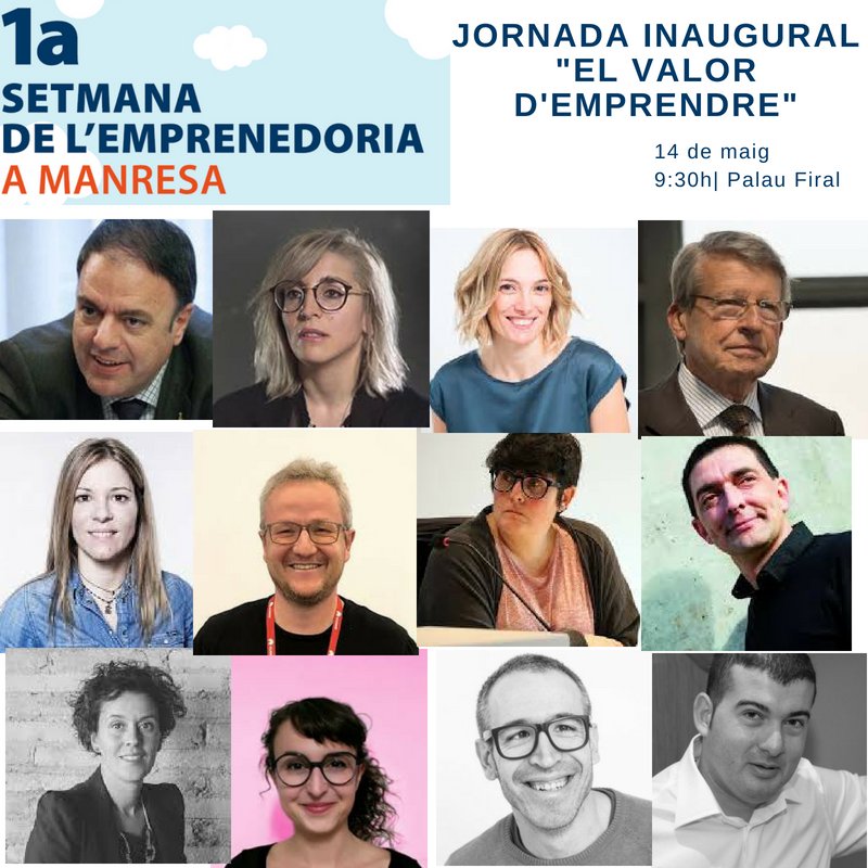 Inauguración de la 1a Setmana de l'Emprenedoria de Manresa