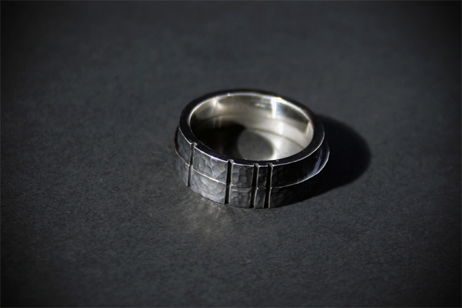 Wedding rings in sterling silver