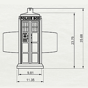 Medidas de la TARDIS